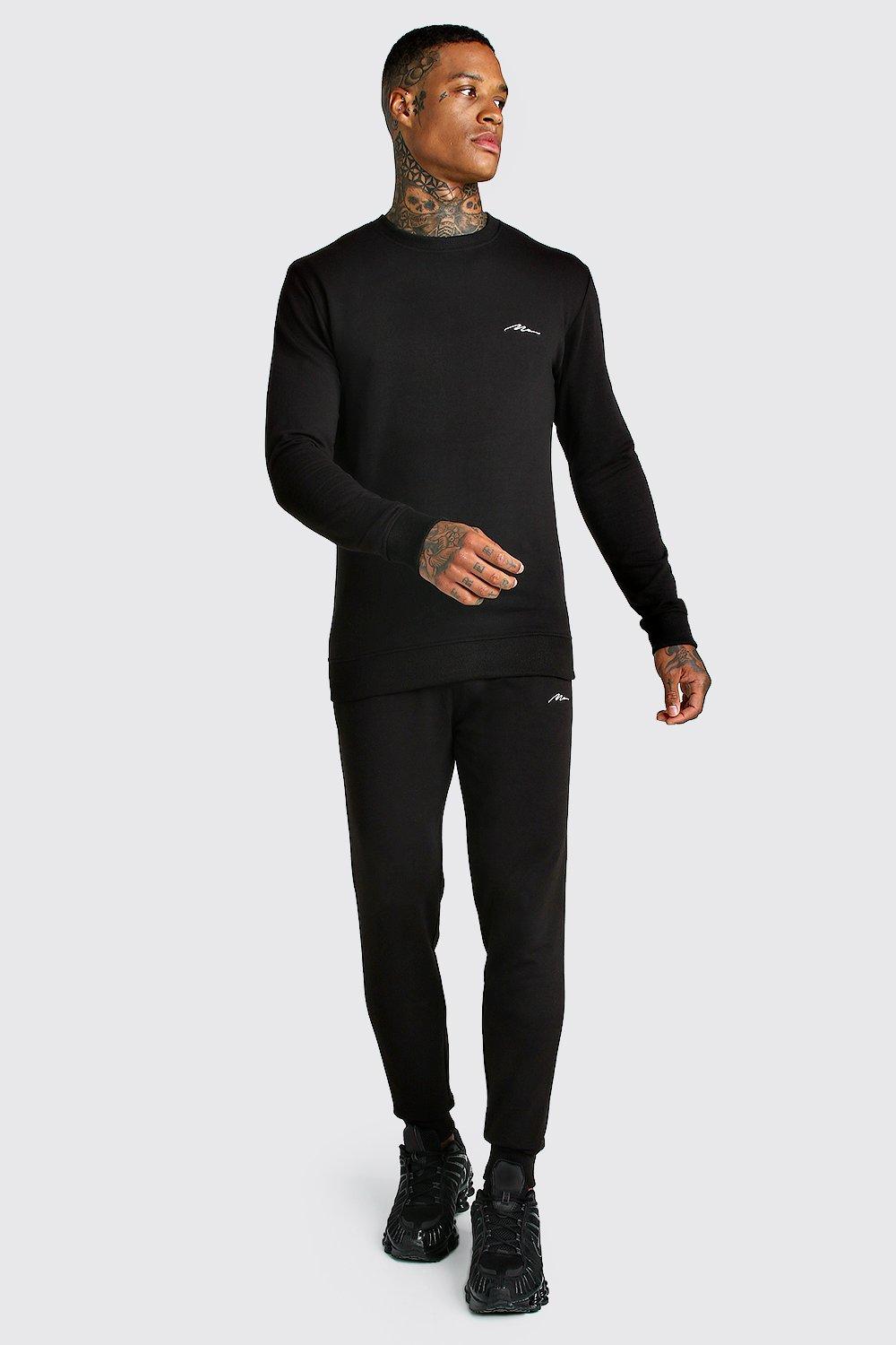 muscle fit tracksuit