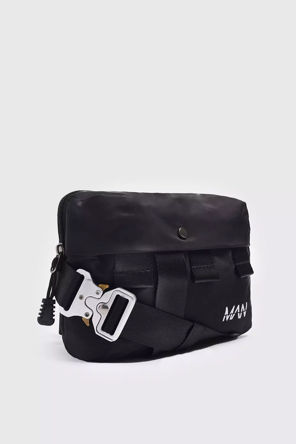 Metal Utility Buckle Bumbag boohooMAN UK