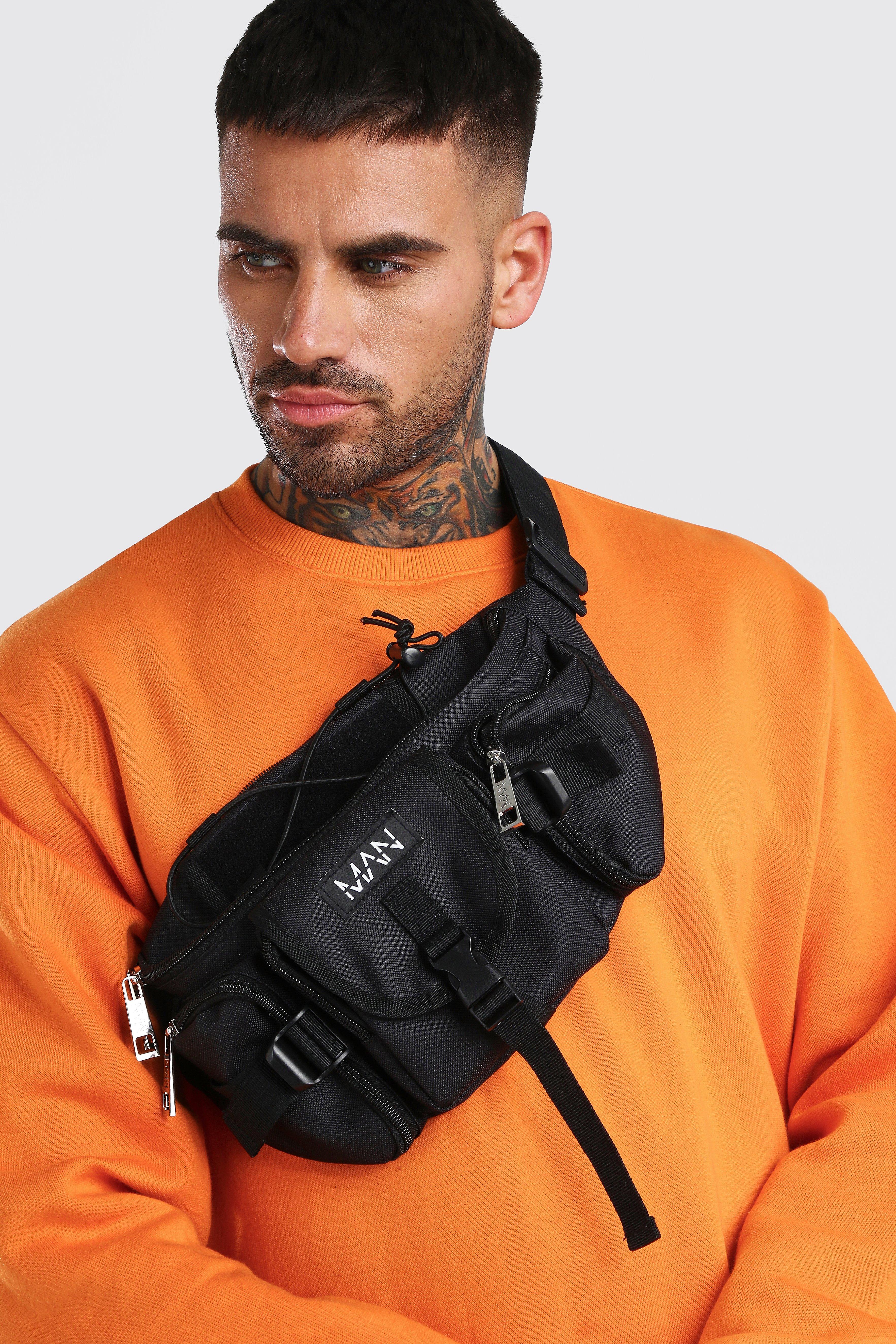 Oversize Utility Tasche boohooMAN DE