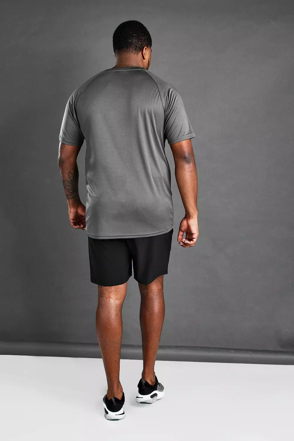 Plus Size MAN Active Shorts boohooMAN UK