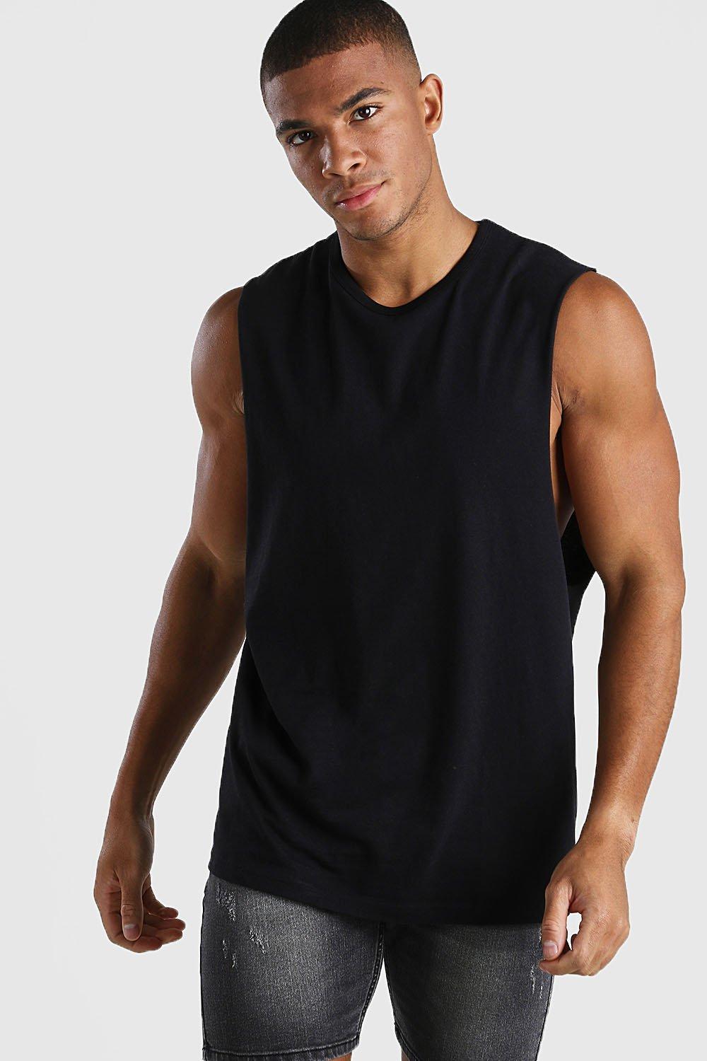 Tanktop mit tiefem Armausschnitt | boohooMAN DE