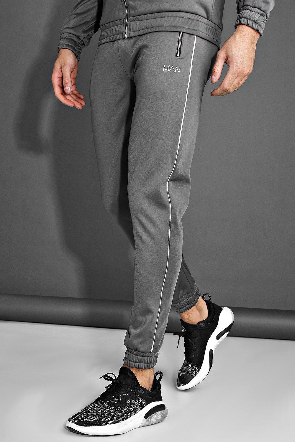 poly joggers mens