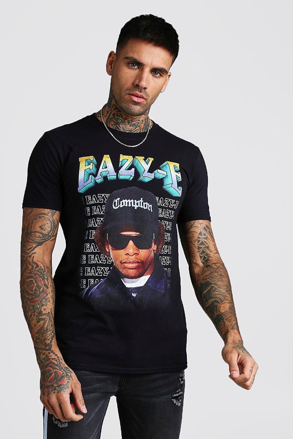 kleermaker Afstudeeralbum Resistent Eazy-E License T-Shirt | boohooMAN USA