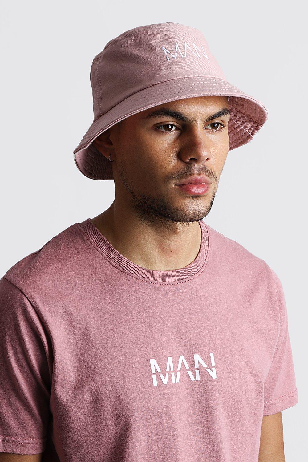 man with bucket hat