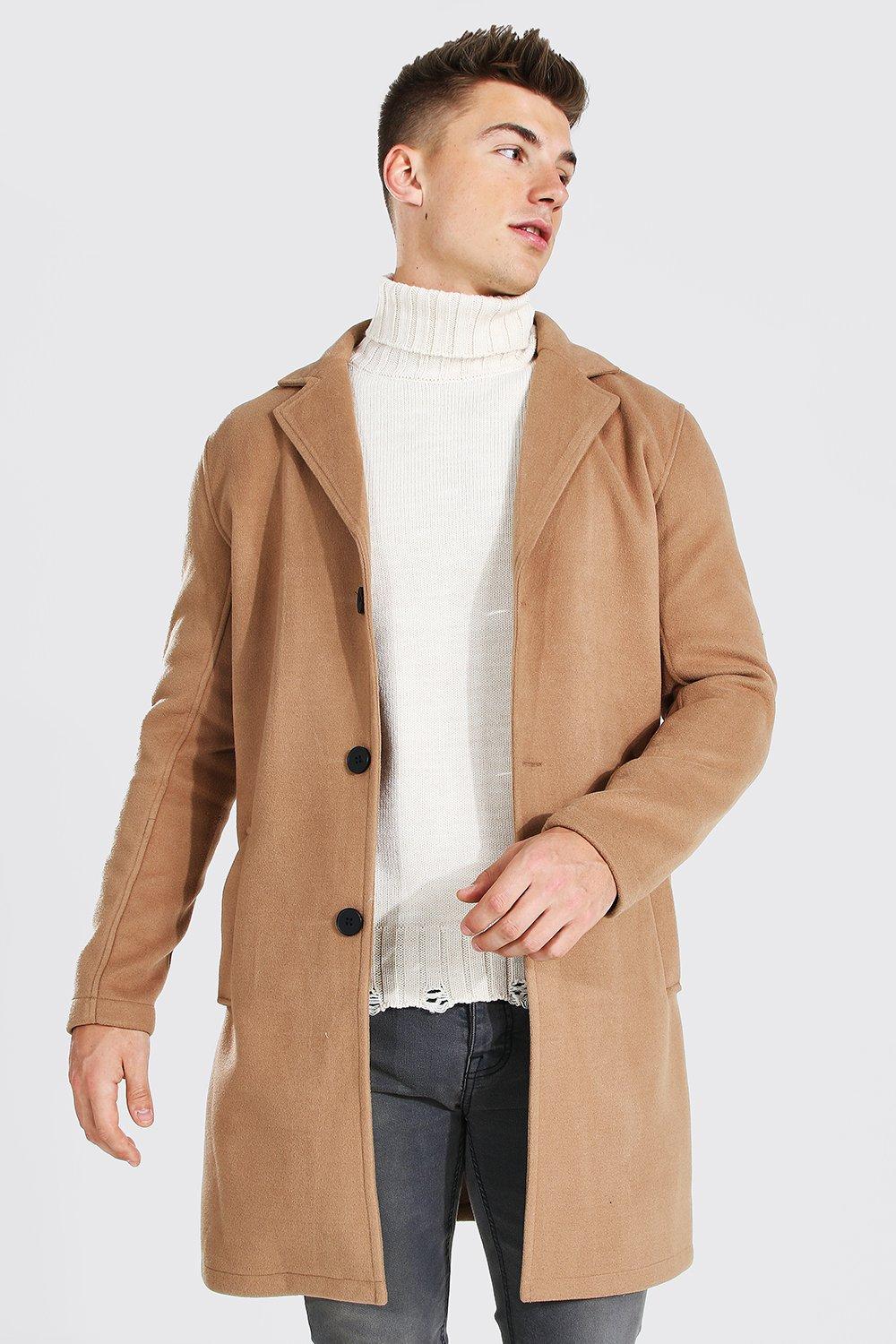 Boohooman hot sale trench coat