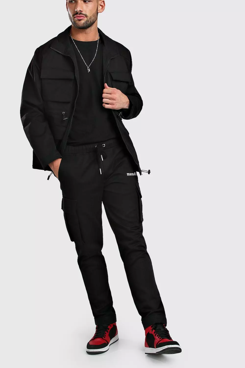 Veste fonctionnelle en coton zippée à 4 poches autre image