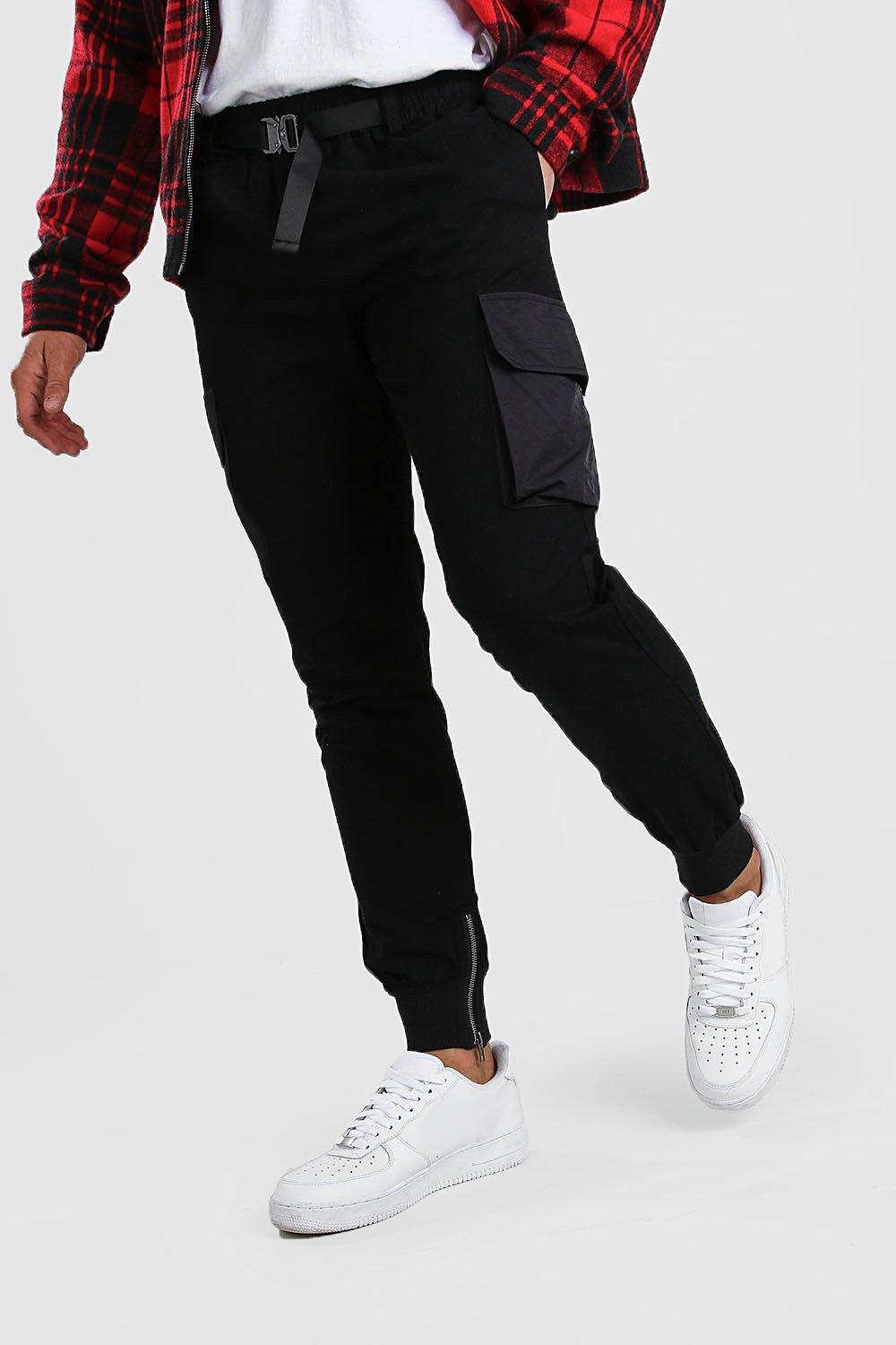 skinny cargo trousers