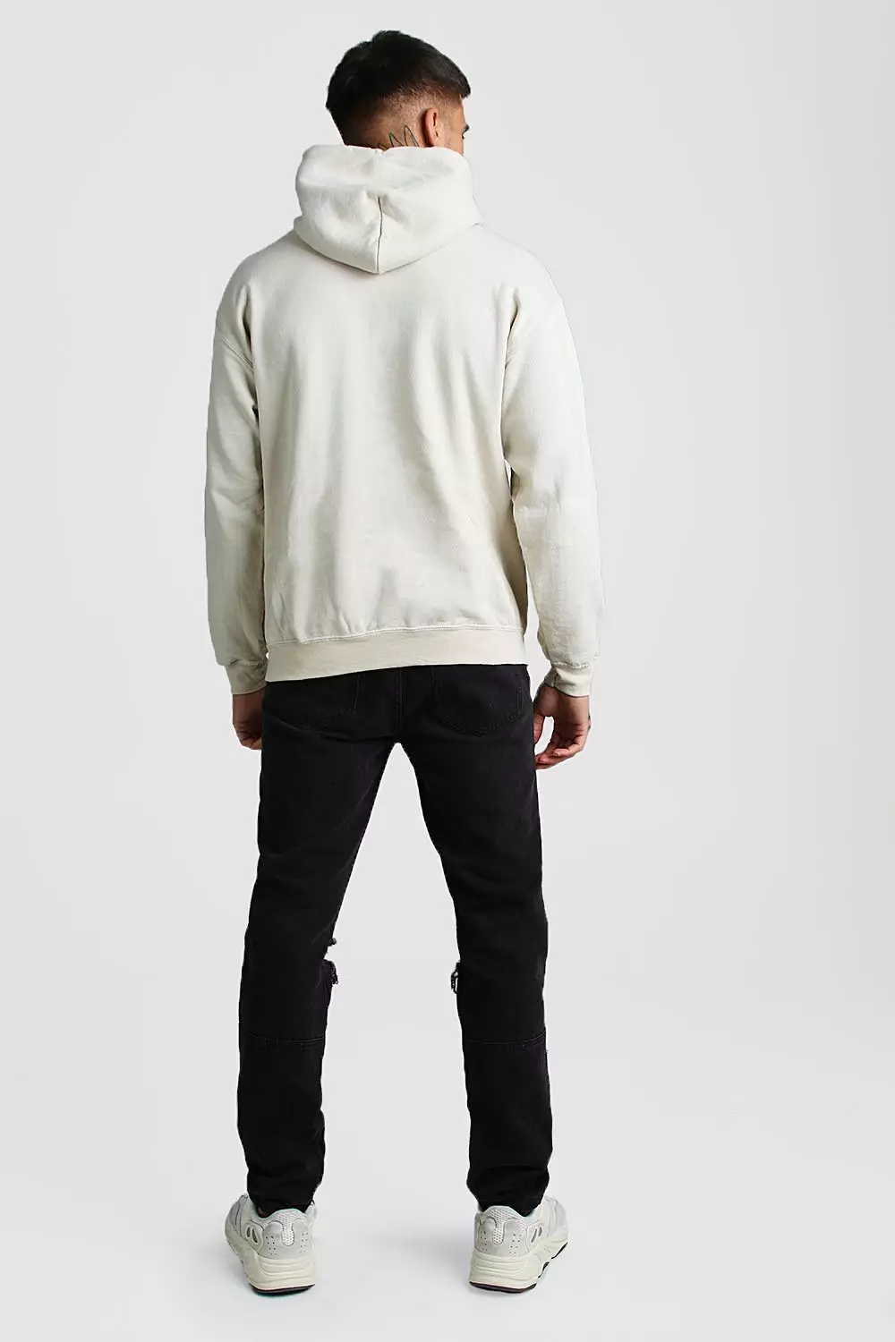 Hoodie mit „Linkin Park“-Motiv, Steingrau alternatives Bild