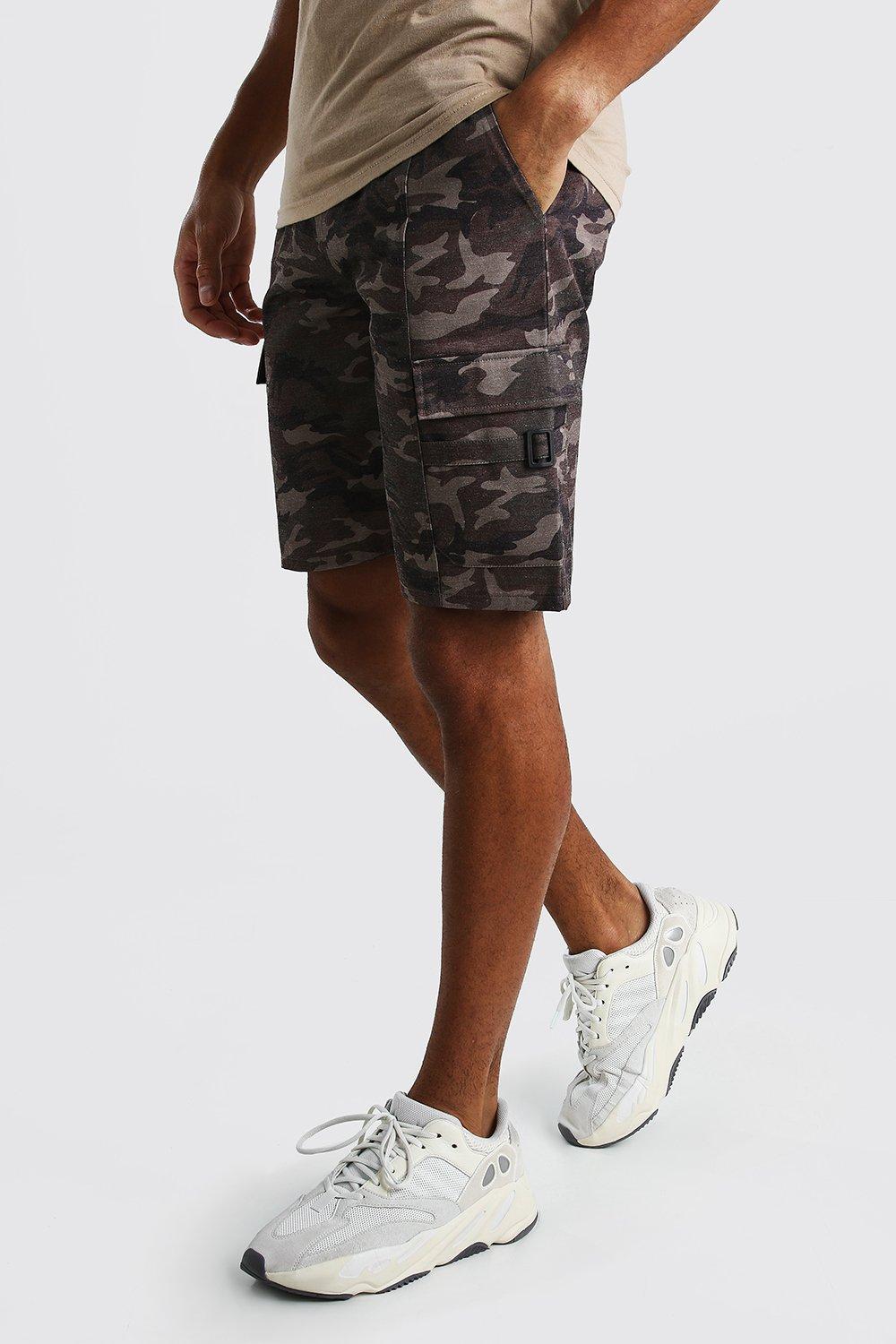 boohooman cargo shorts