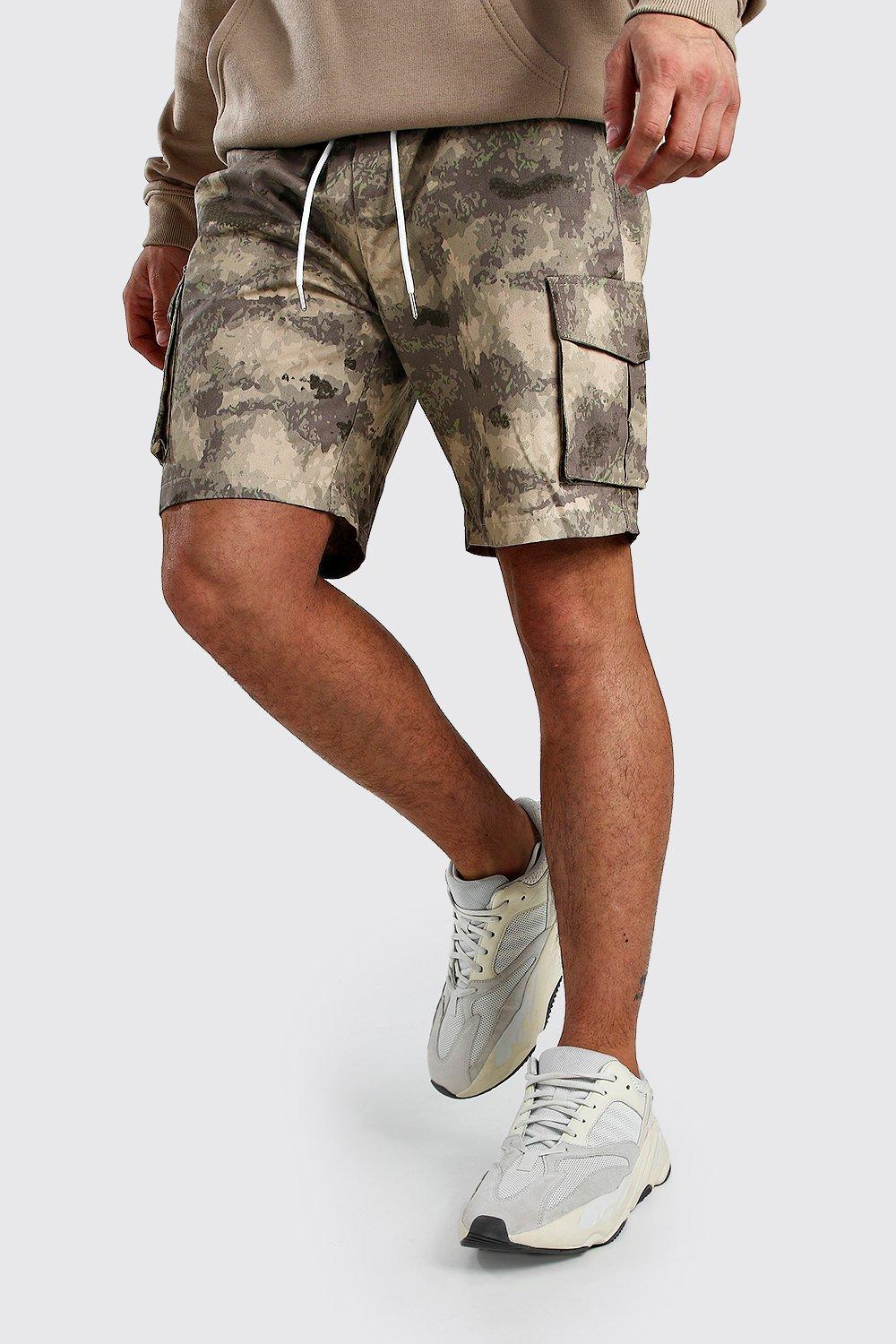 boohooman cargo shorts