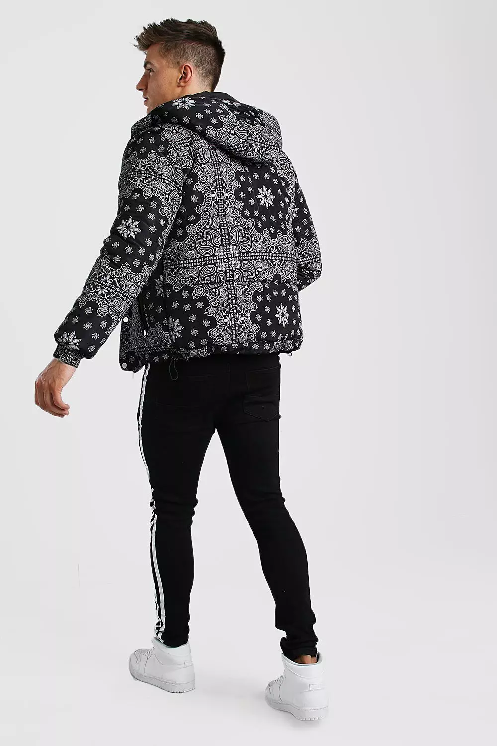 Bandana padded jacket online