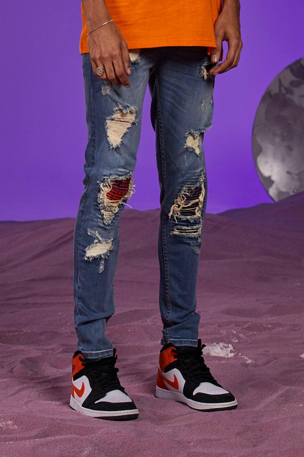express mens ripped jeans