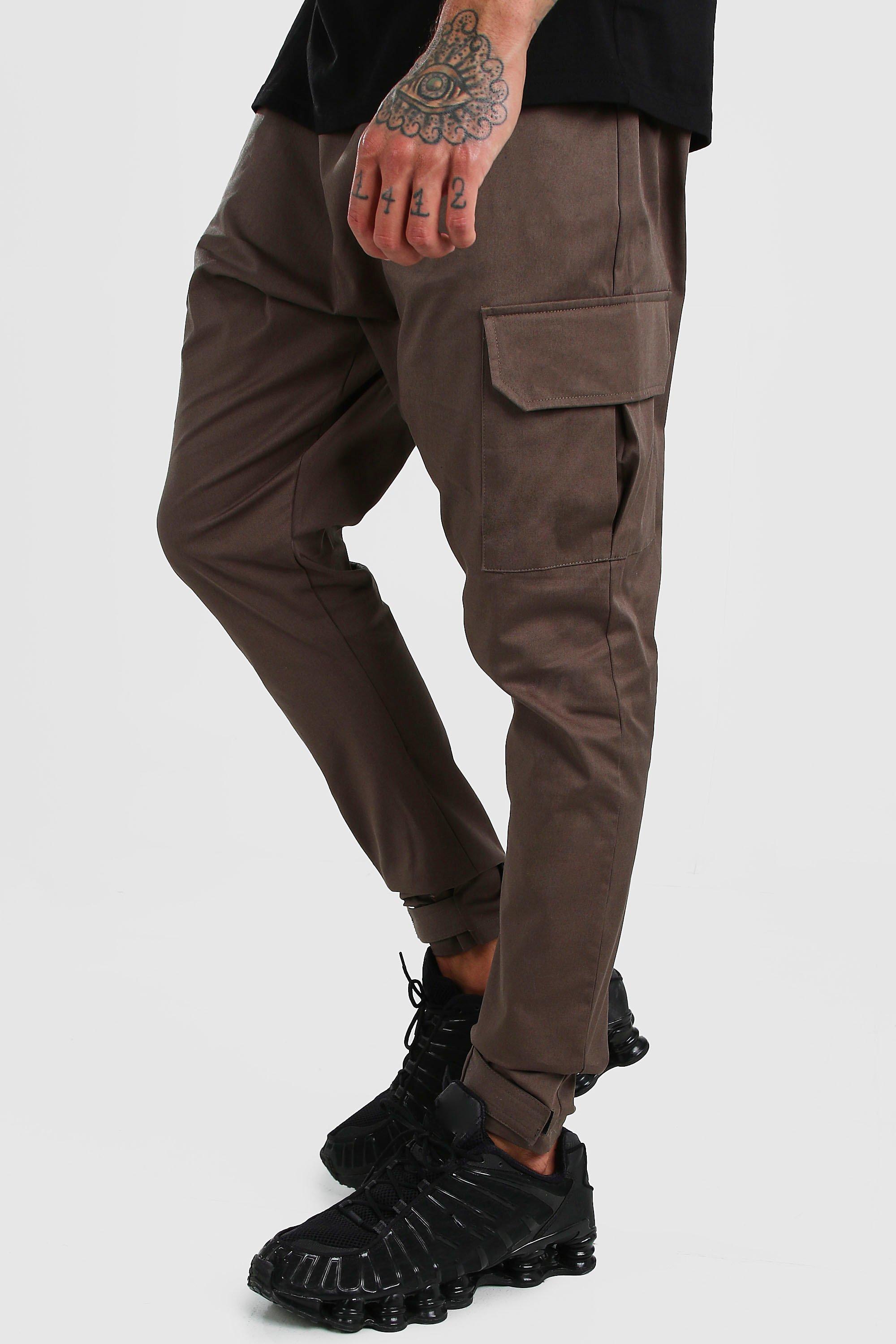 cargo jogger pants khaki