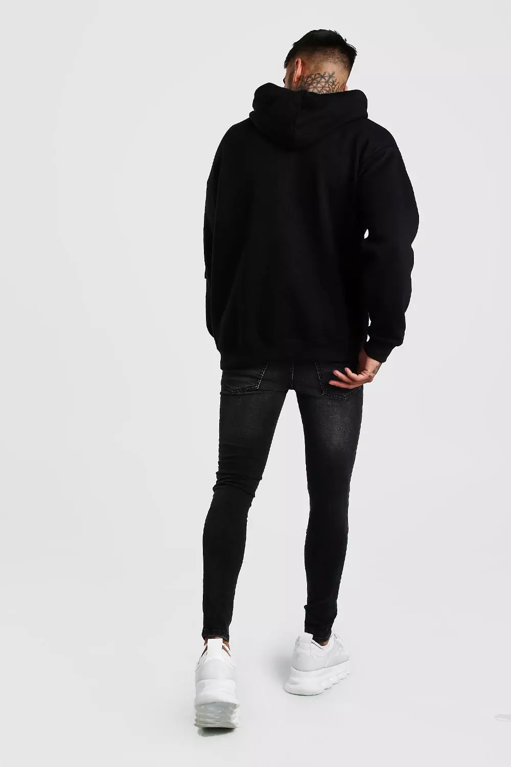 Oversized Utility Hoodie With Sleeve Pocket alternative image
