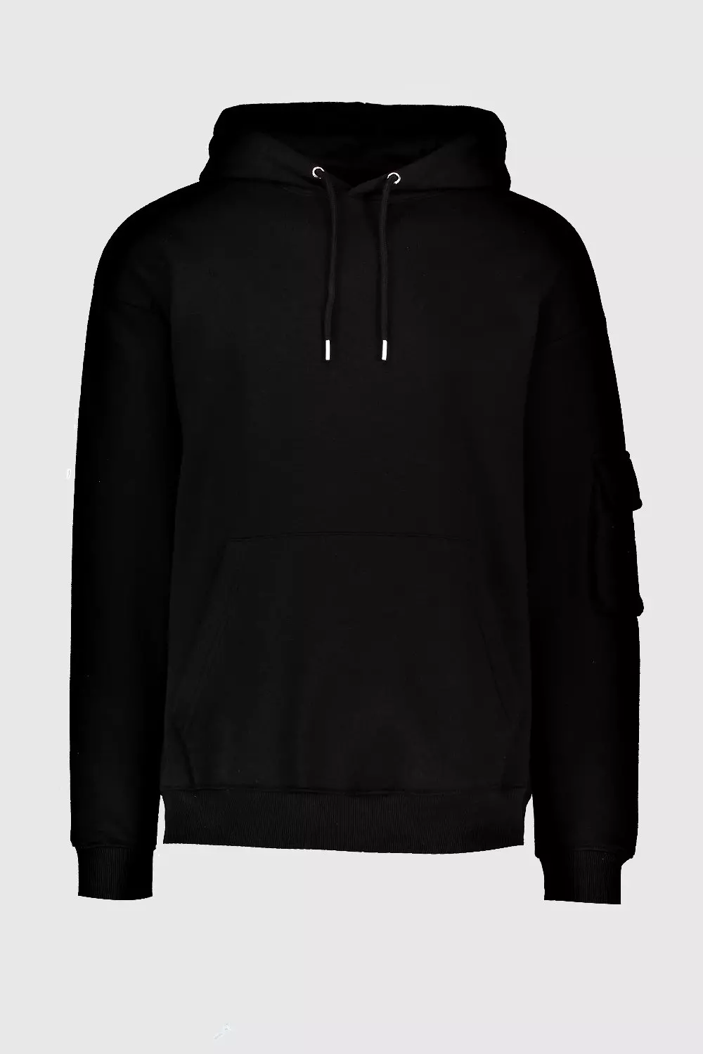 Oversized Utility Hoodie With Sleeve Pocket alternative image