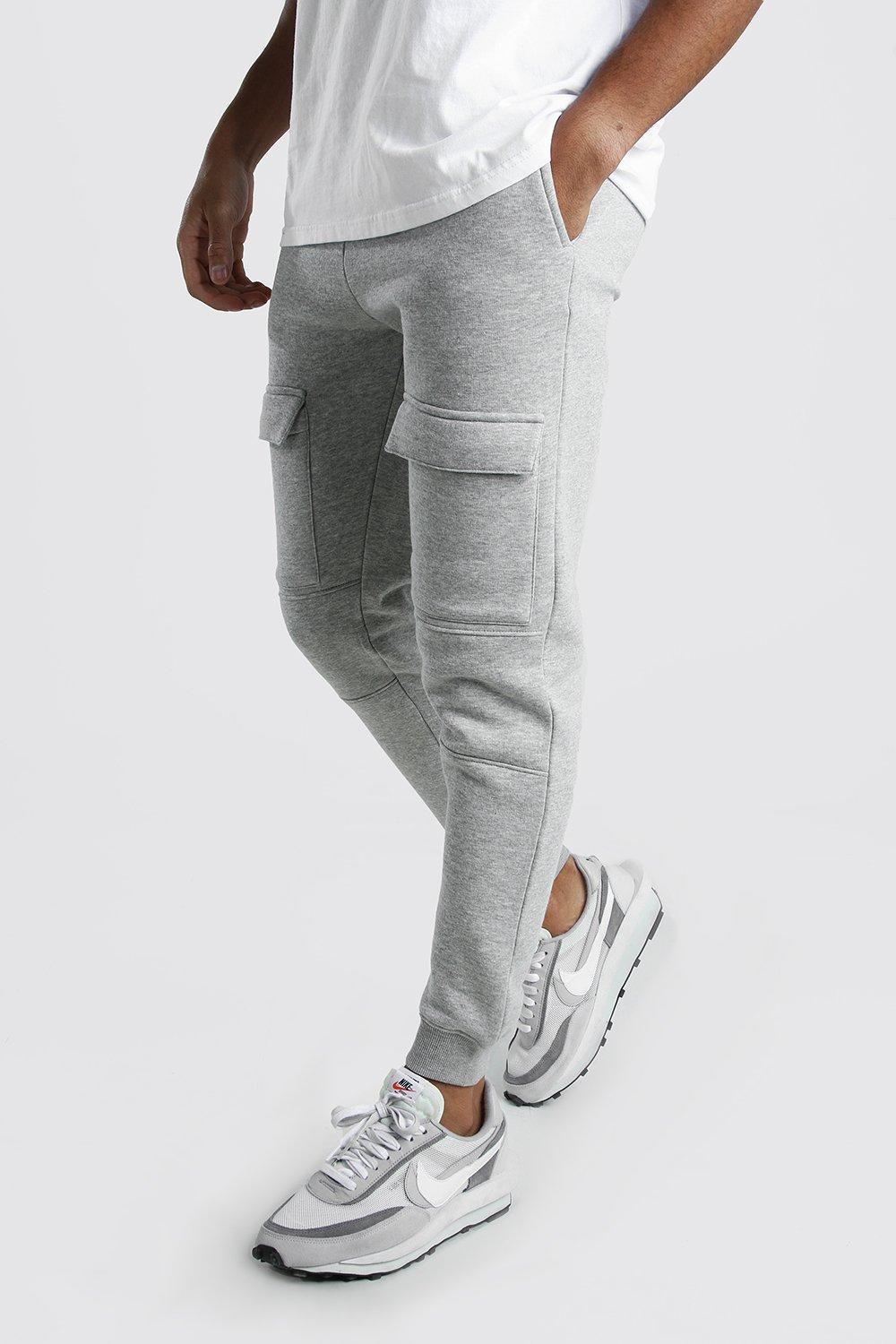 grey pocket joggers