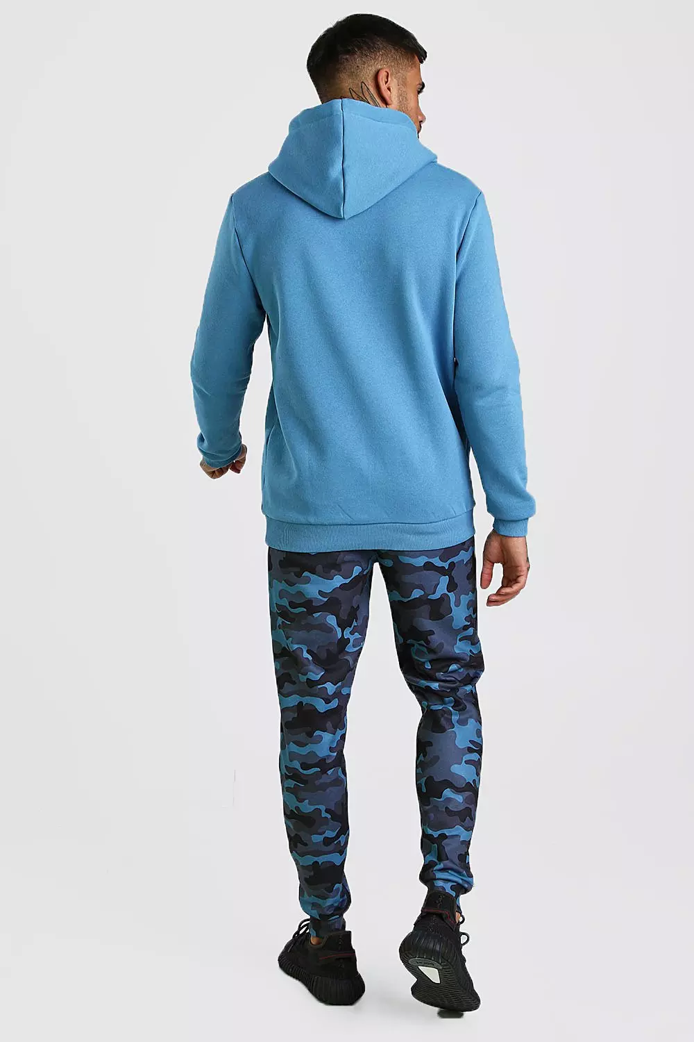 Contrast MAN Hoodie & Camo Jogger With Zip Cuffs alternatieve afbeelding