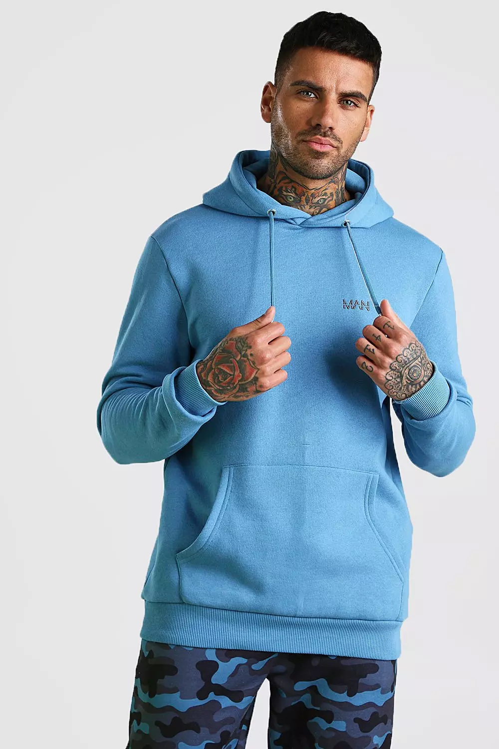 Contrast MAN Hoodie & Camo Jogger With Zip Cuffs alternatieve afbeelding