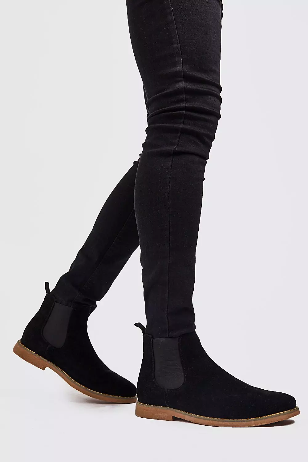 Chelsea boots faux suede hotsell