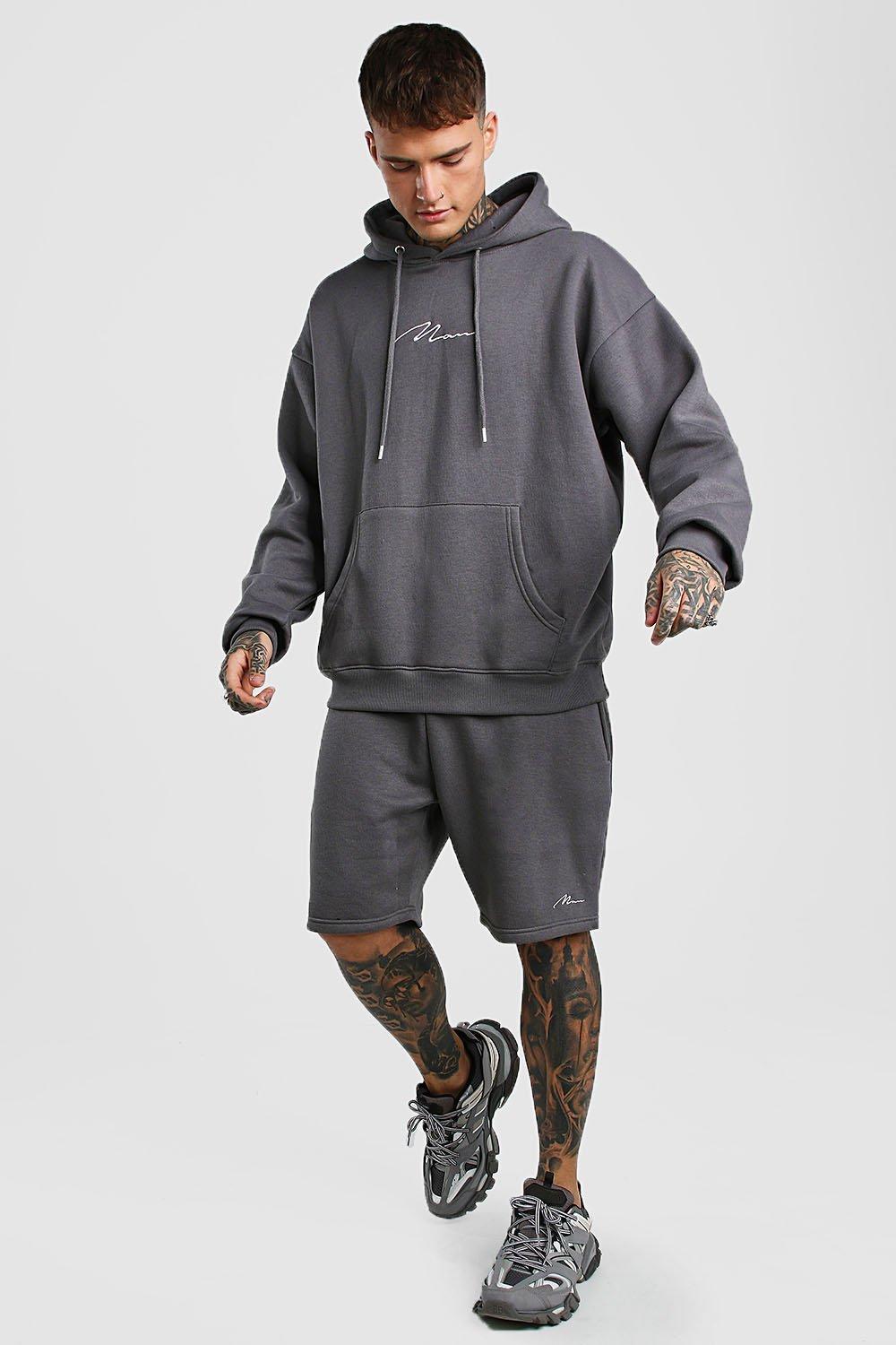 Boohooman oversized online hoodie