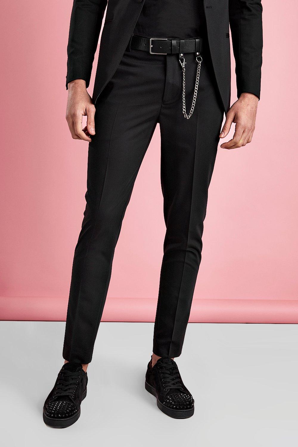 Mens skinny best sale tuxedo pants