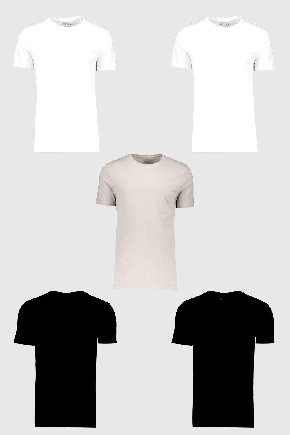 boohooman plain white t shirt