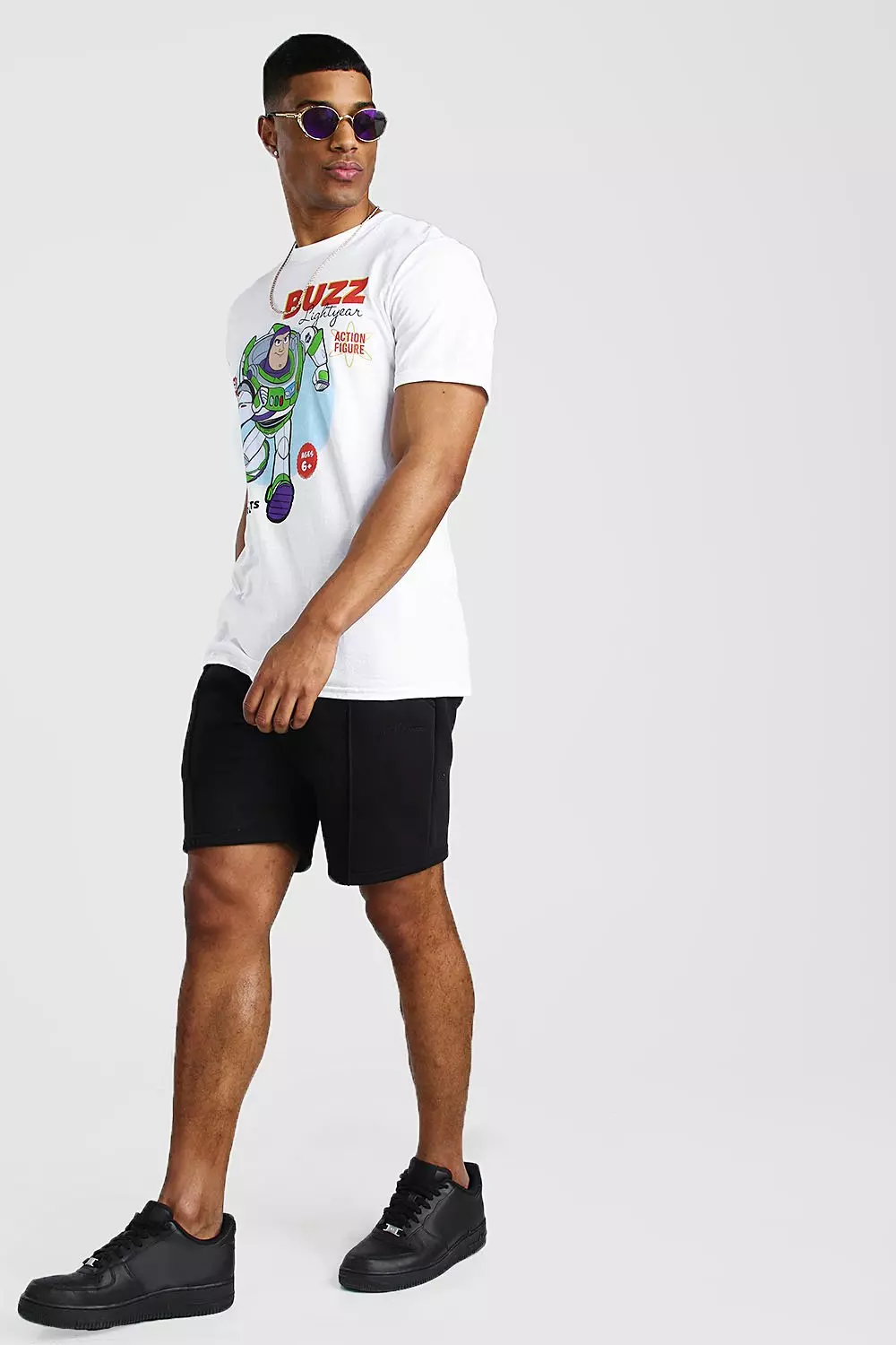 White Toy Story Buzz Lightyear Licensed T-Shirt alternatieve afbeelding