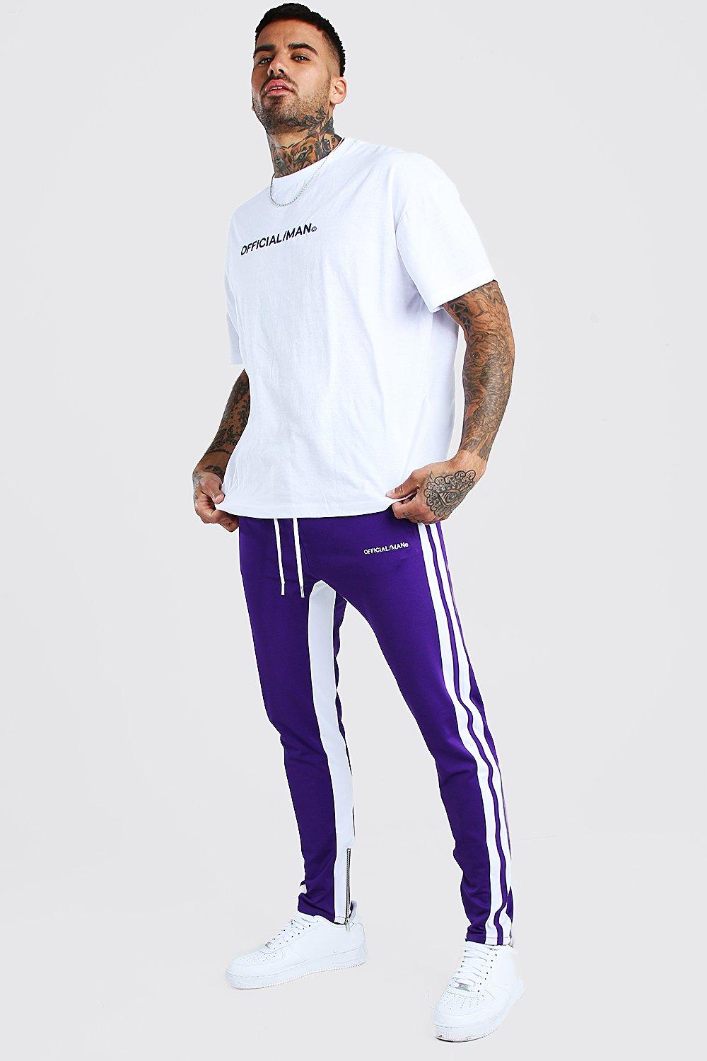 boohooman tricot joggers