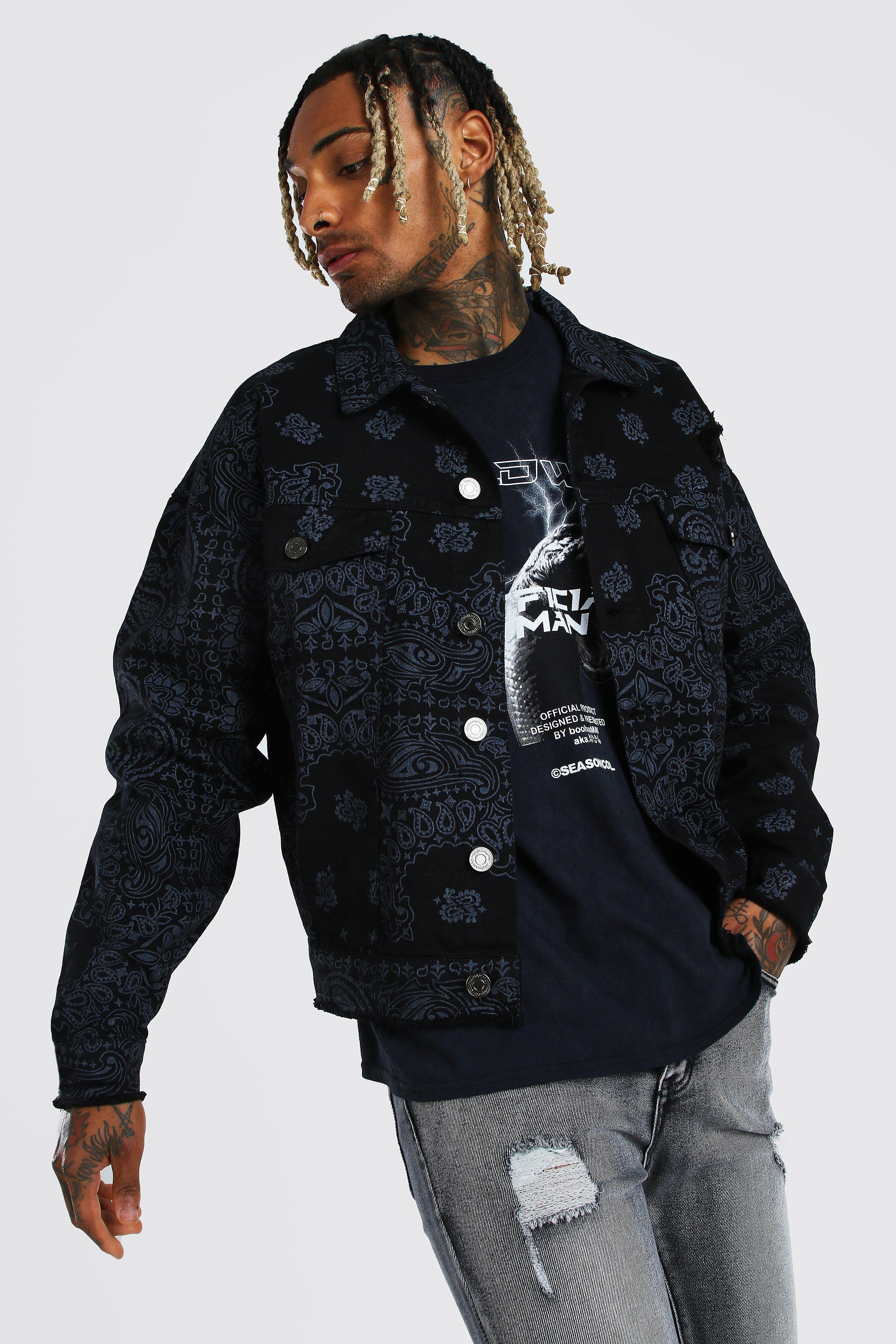 Bandana print jacket on sale mens