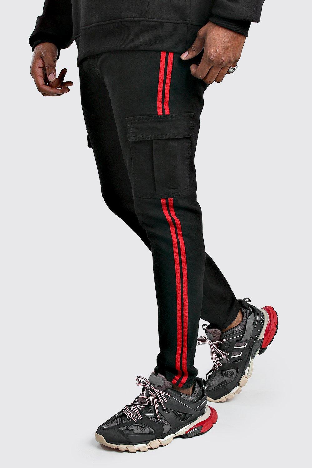 super skinny cargo pants mens