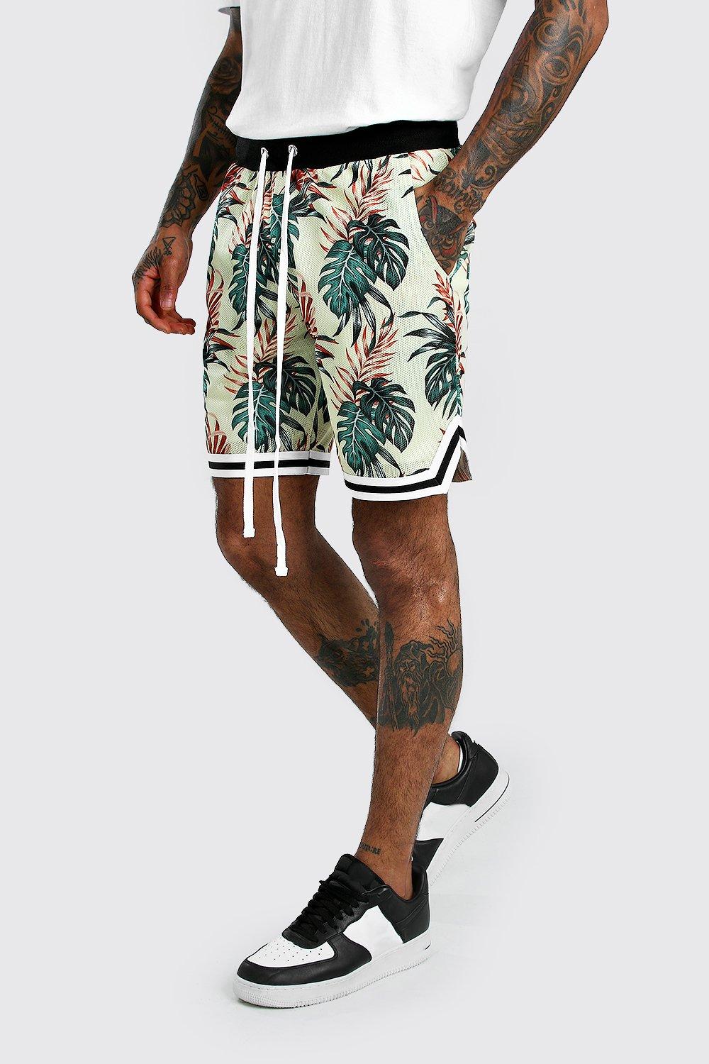 tropical basketball shorts