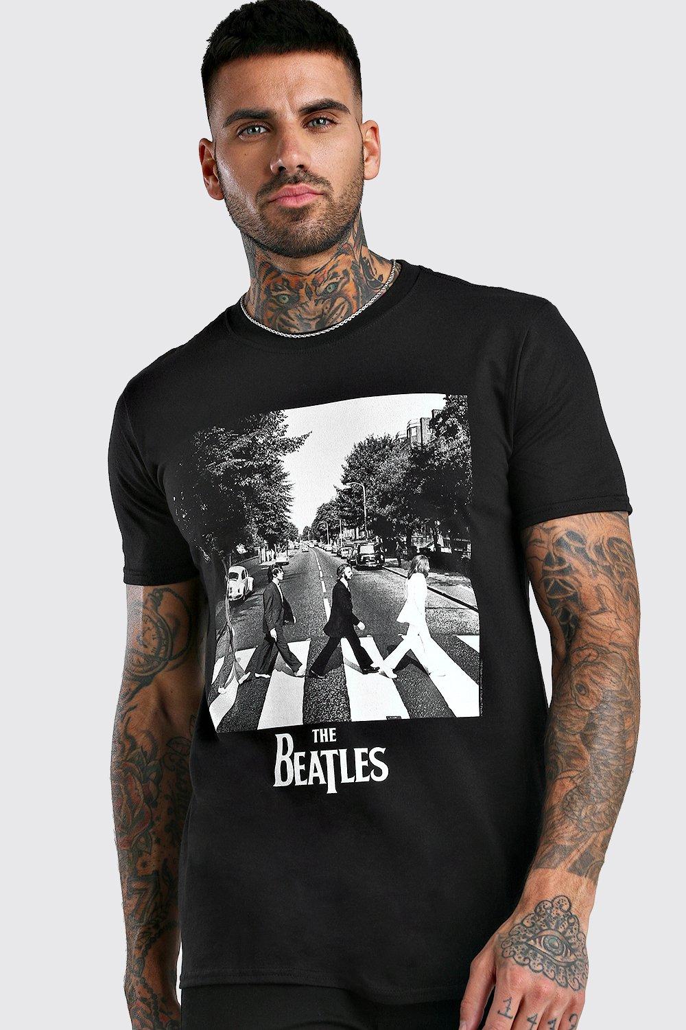 Beatles Abbey Road Black T-Shirt - M