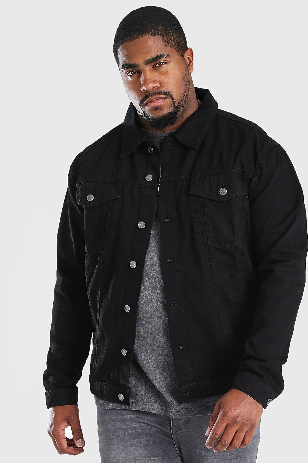 mens jean jacket distressed