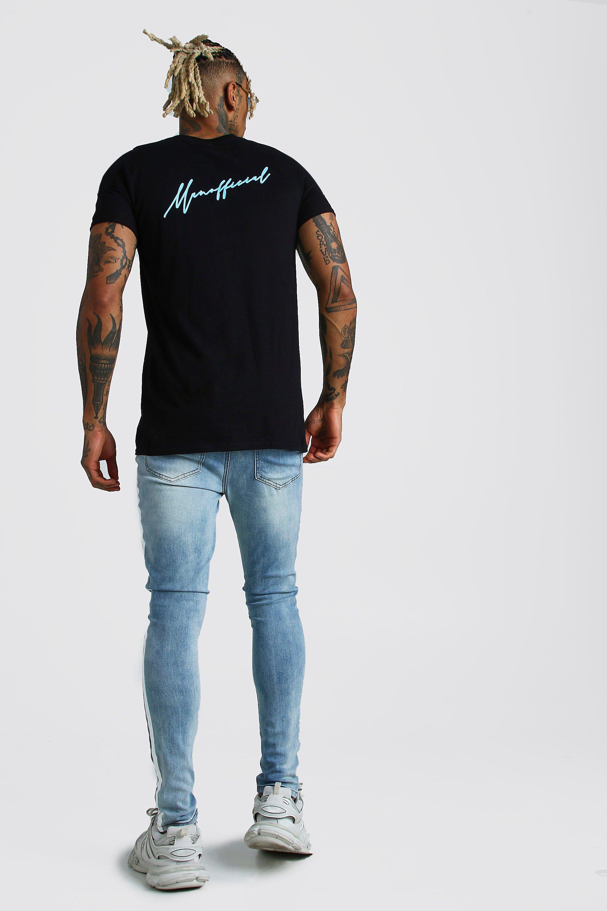 boohooman plain white t shirt