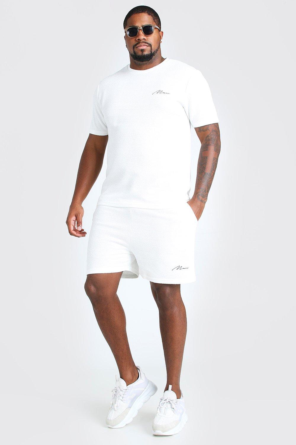 boohooman plain white t shirt