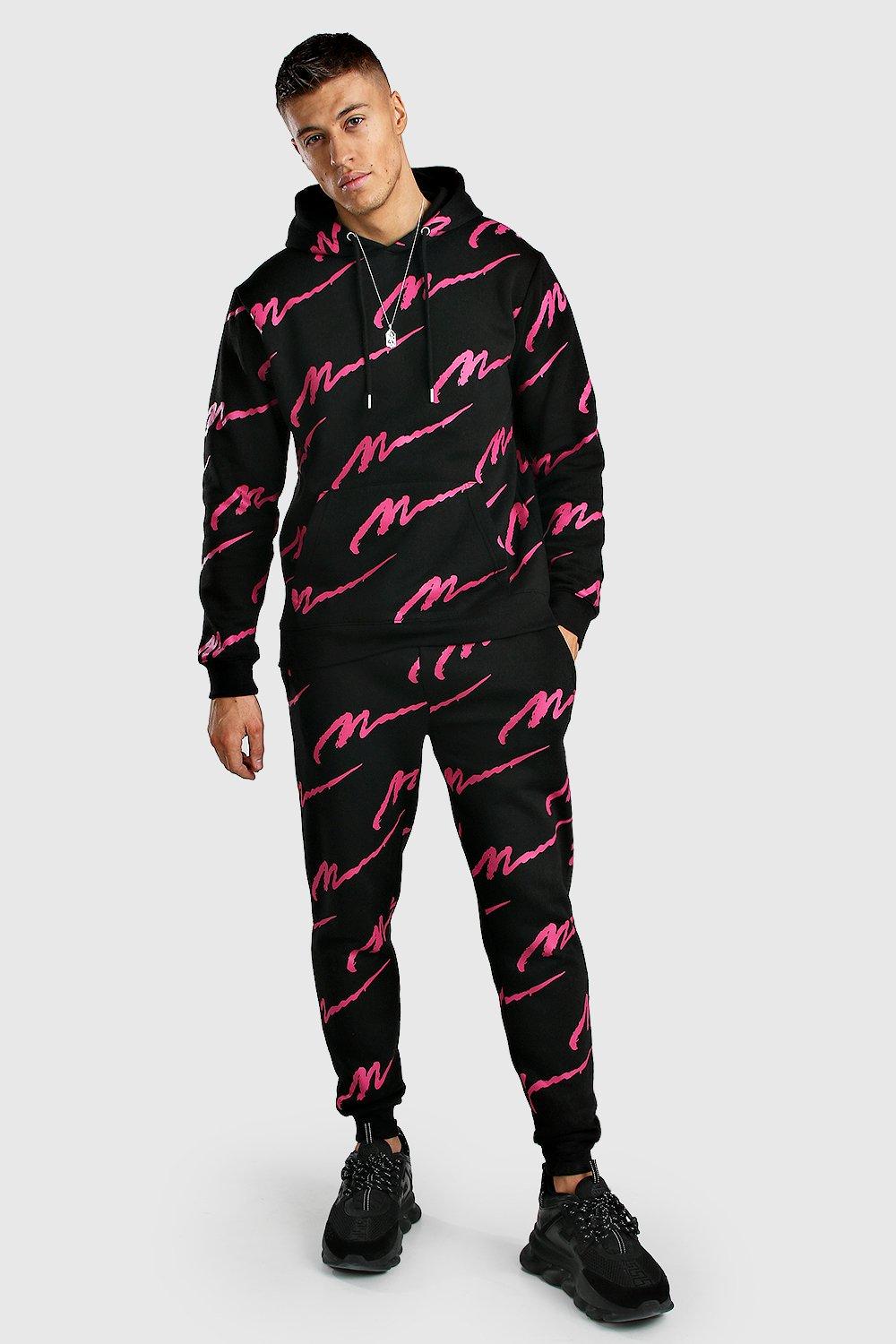 Boohooman tracksuit store all over