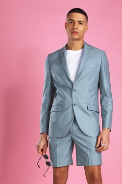 Skinny Plain Suit Jacket | boohooMAN