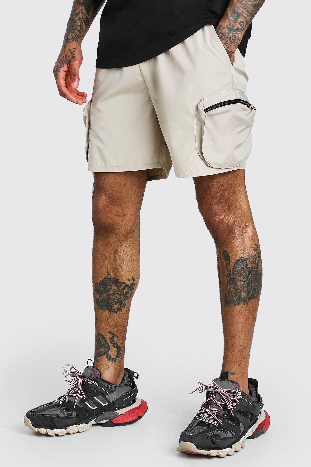 boohooman cargo shorts