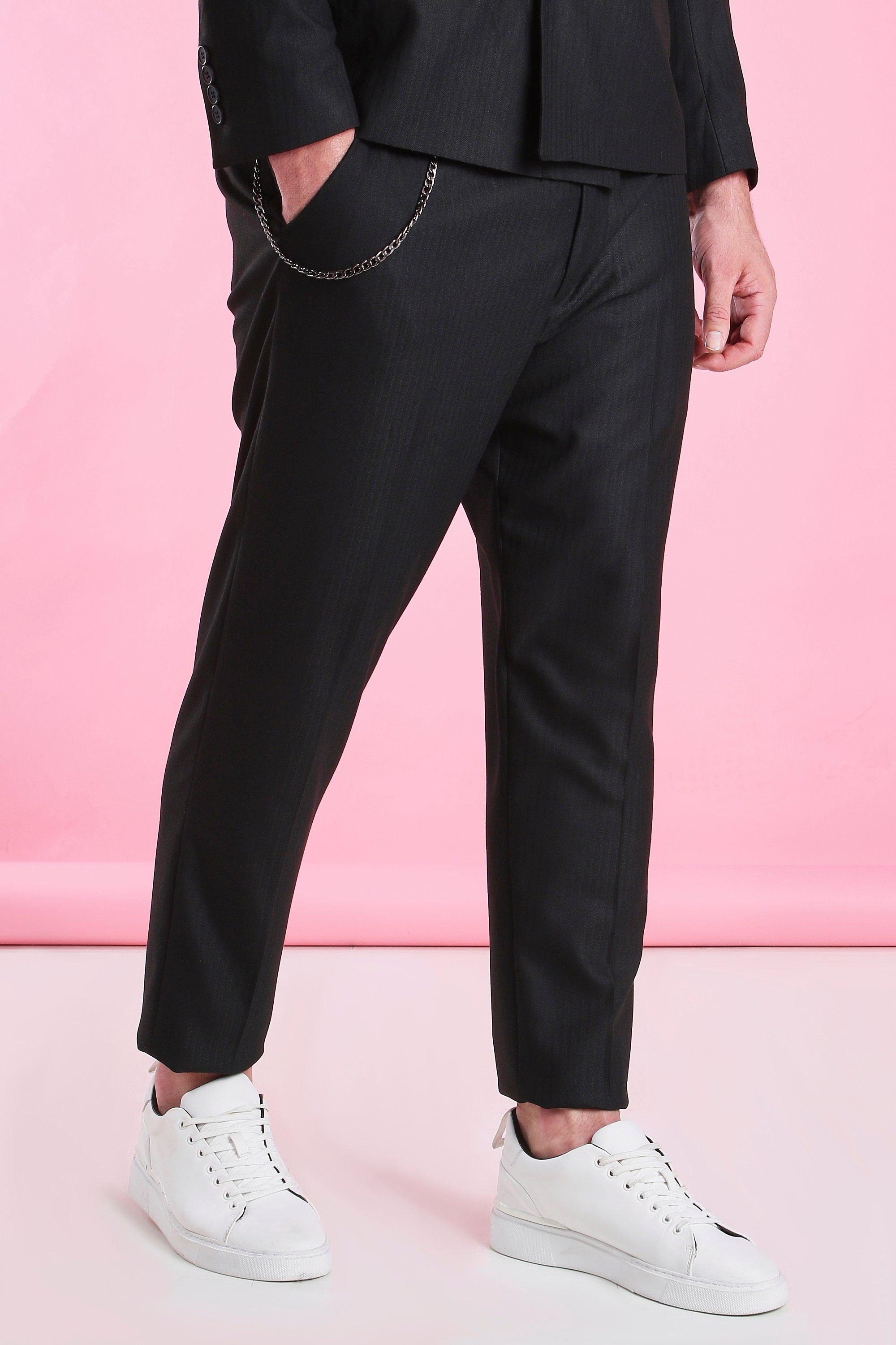 tall skinny black trousers