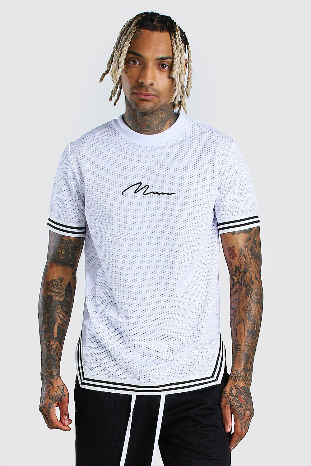 boohooman plain white t shirt