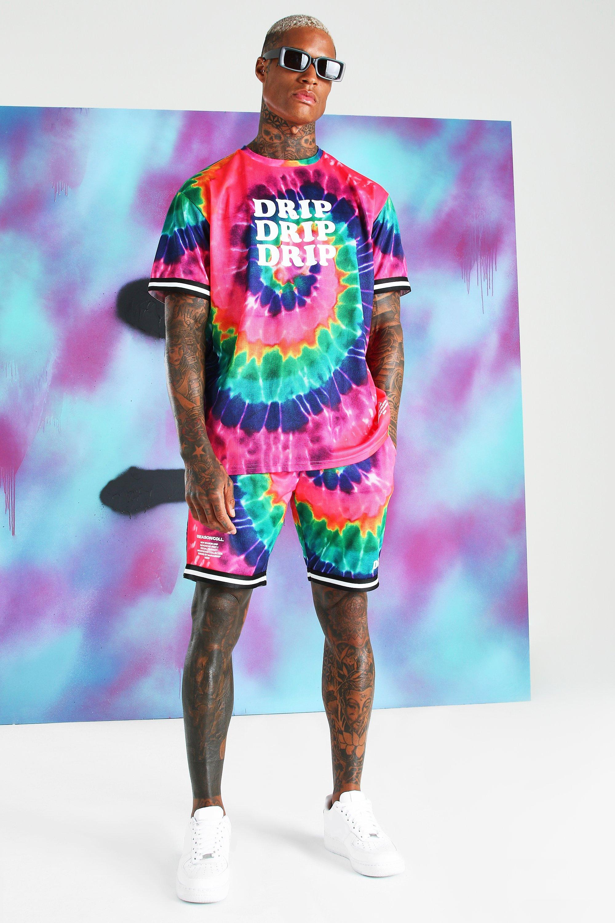 Quavo Tie Dye Drip Co Ord Boohooman