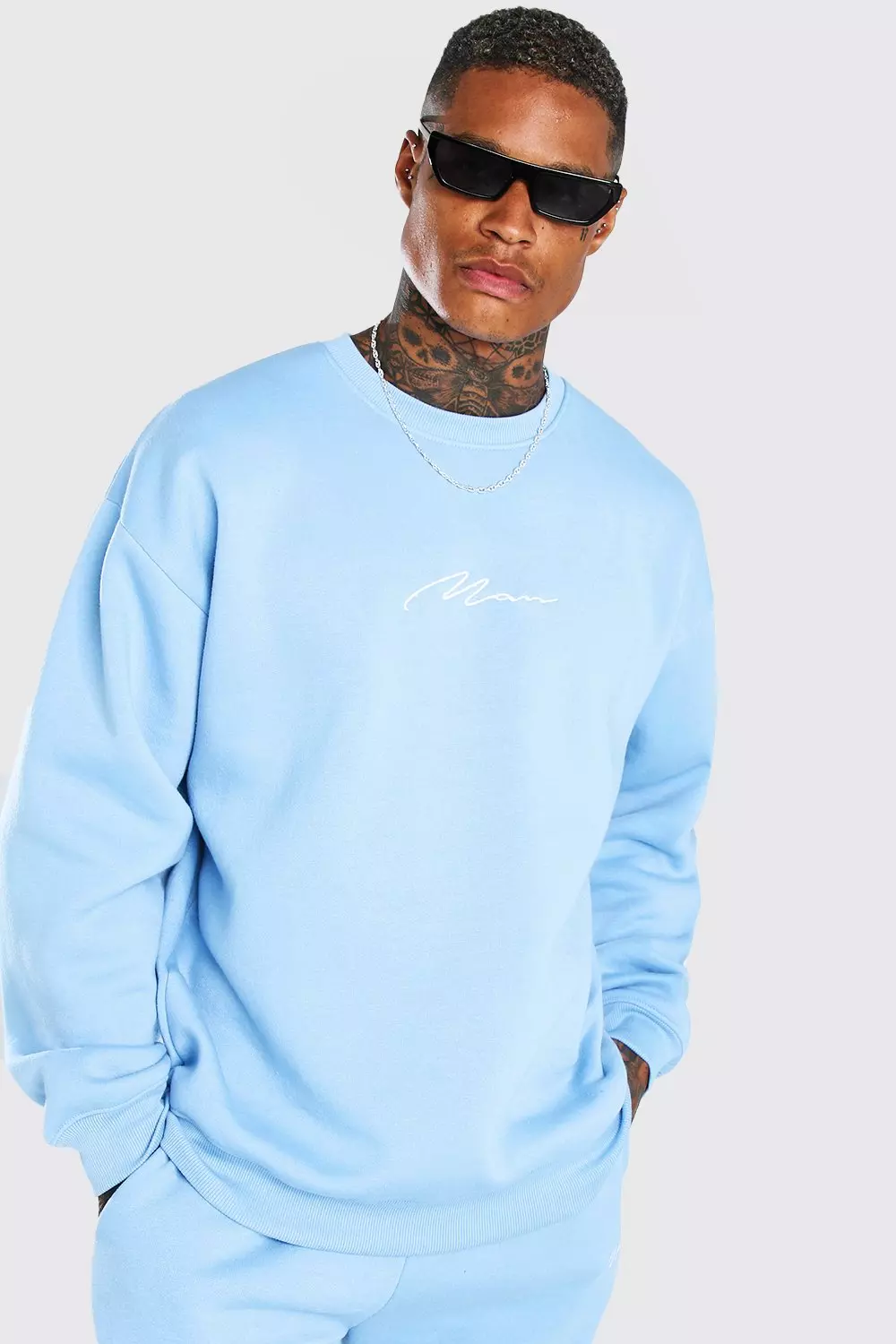 Oversized Man Signature Sweatshirt alternatieve afbeelding