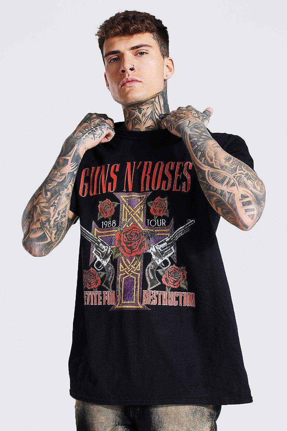 Boohoo guns hot sale n roses