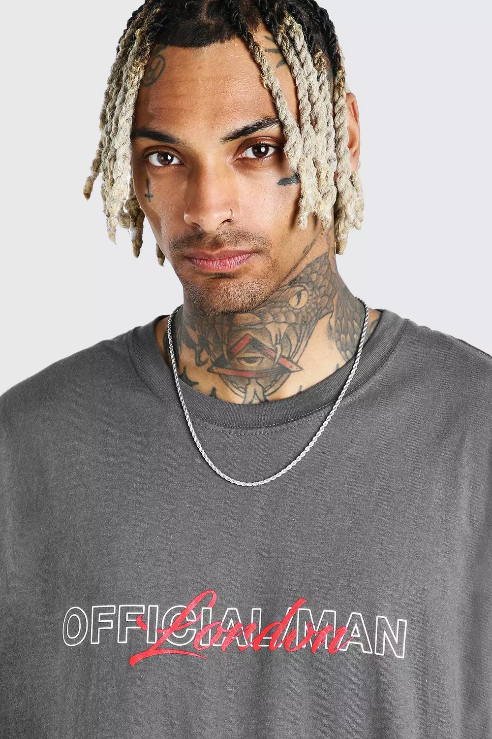 Man Official Oversized London T-Shirt alternatieve afbeelding