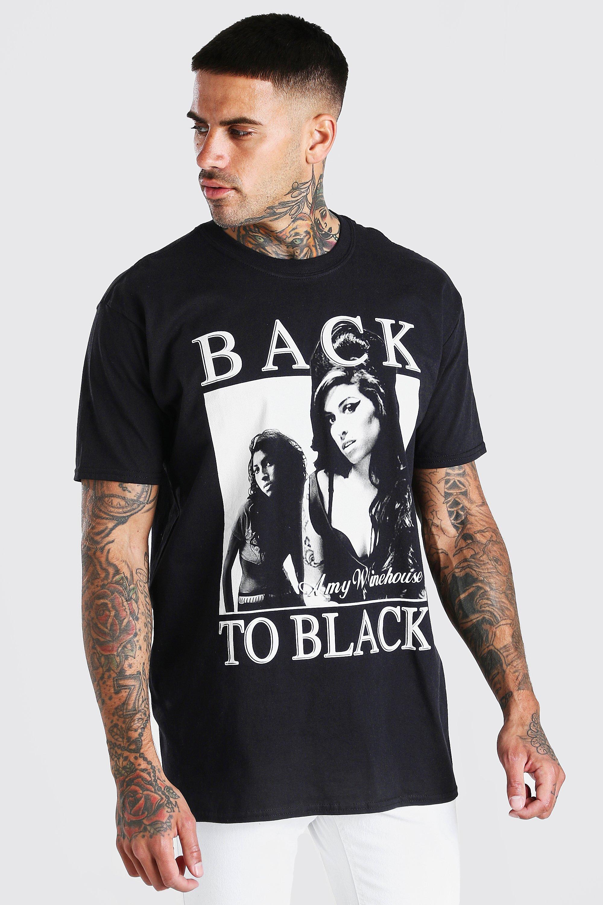 besøgende dårligt Elendighed Oversized Amy Winehouse License T-Shirt | boohooMAN USA