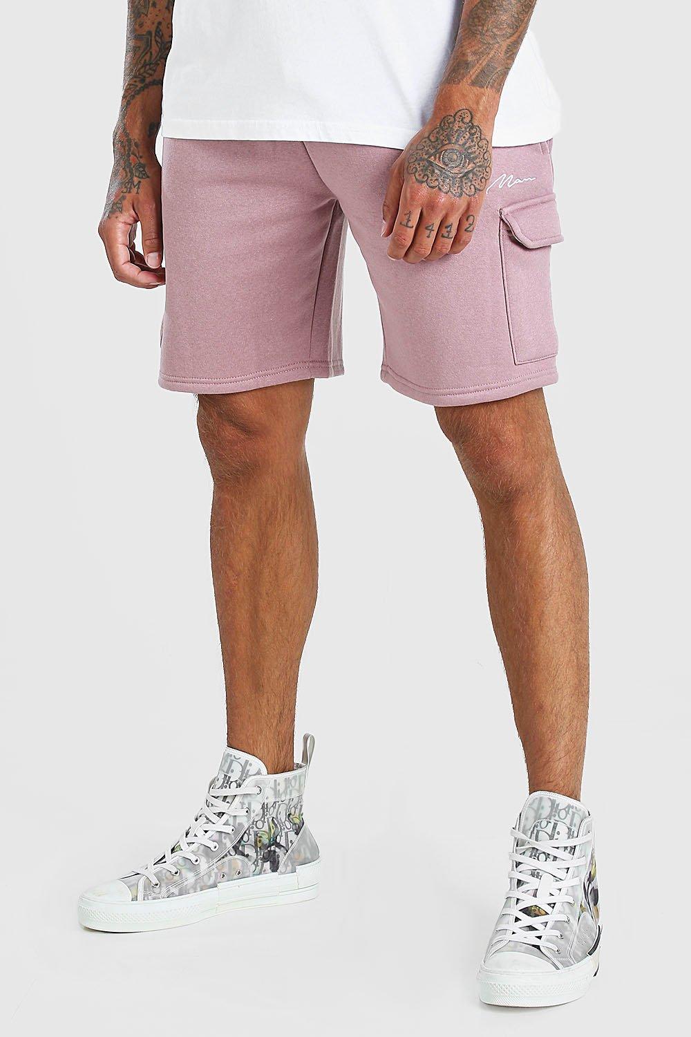 boohooman cargo shorts