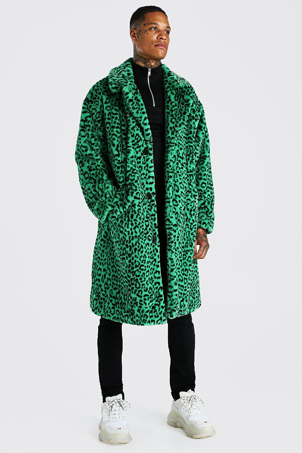 Green leopard print on sale jacket