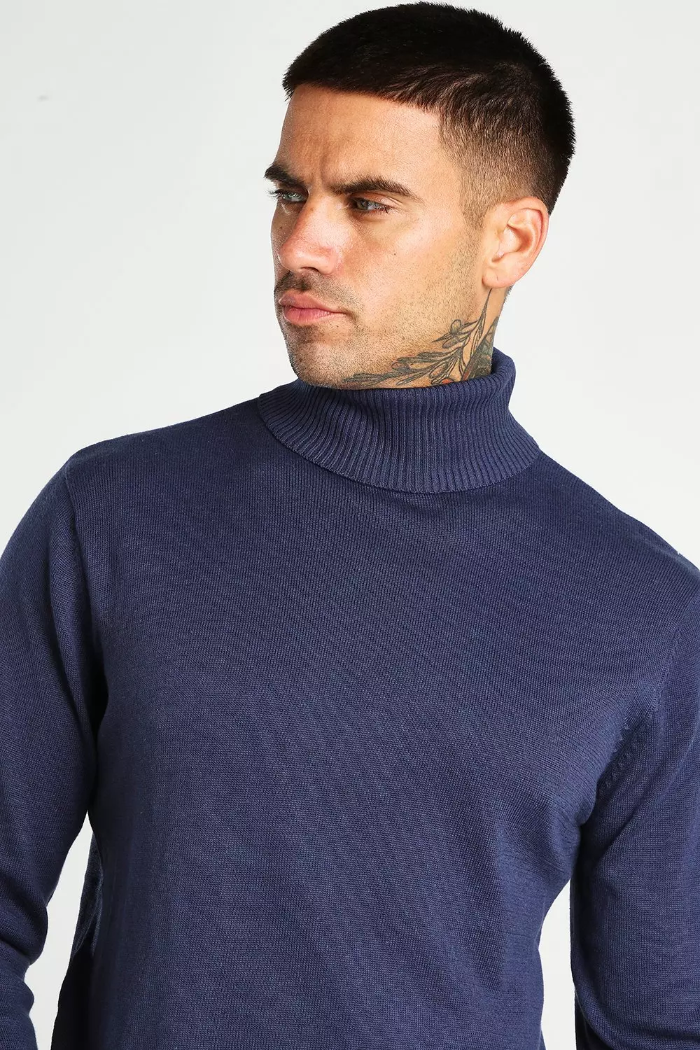 Boohooman turtleneck hot sale