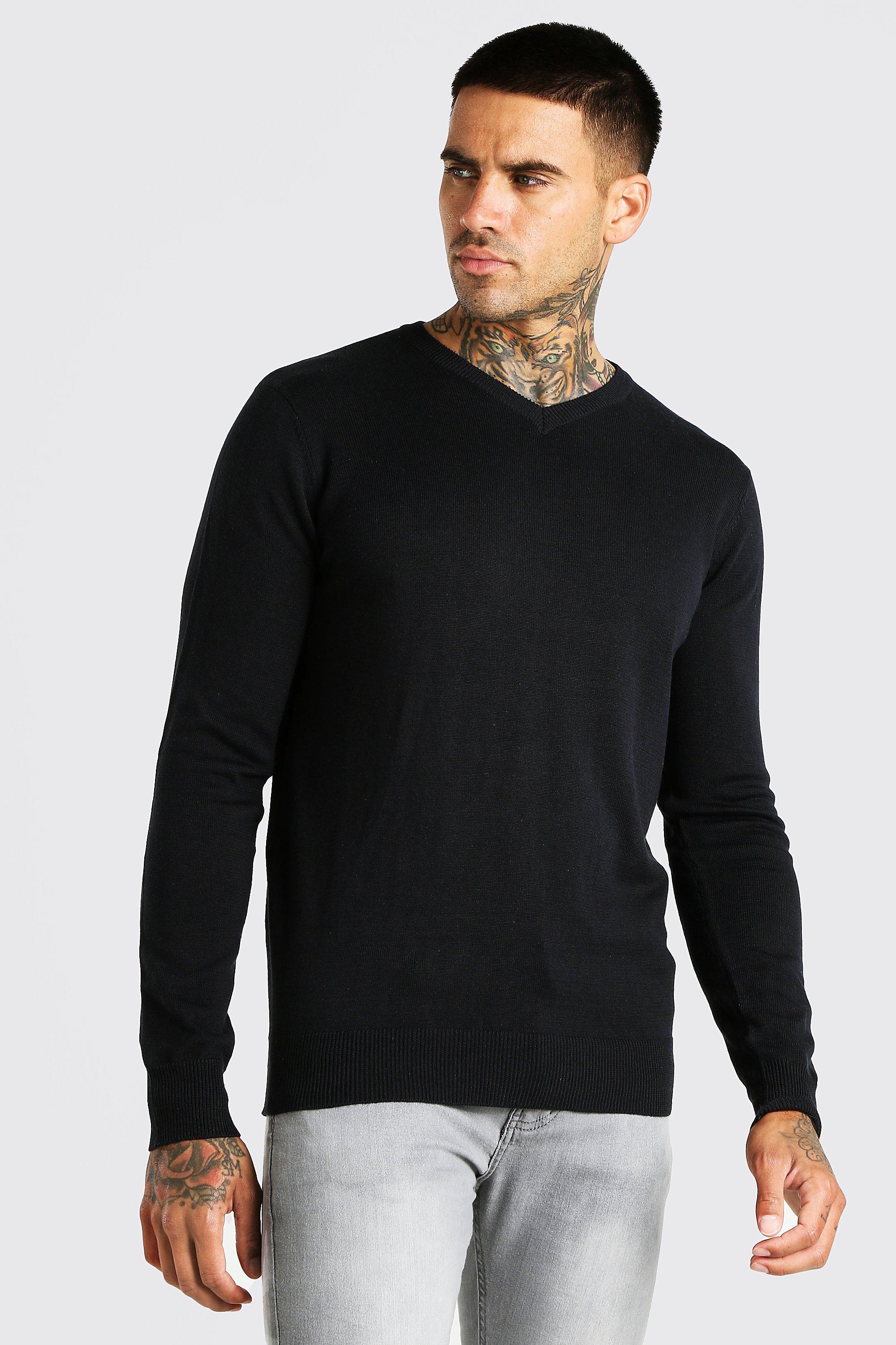 v neck sweater with t shirt