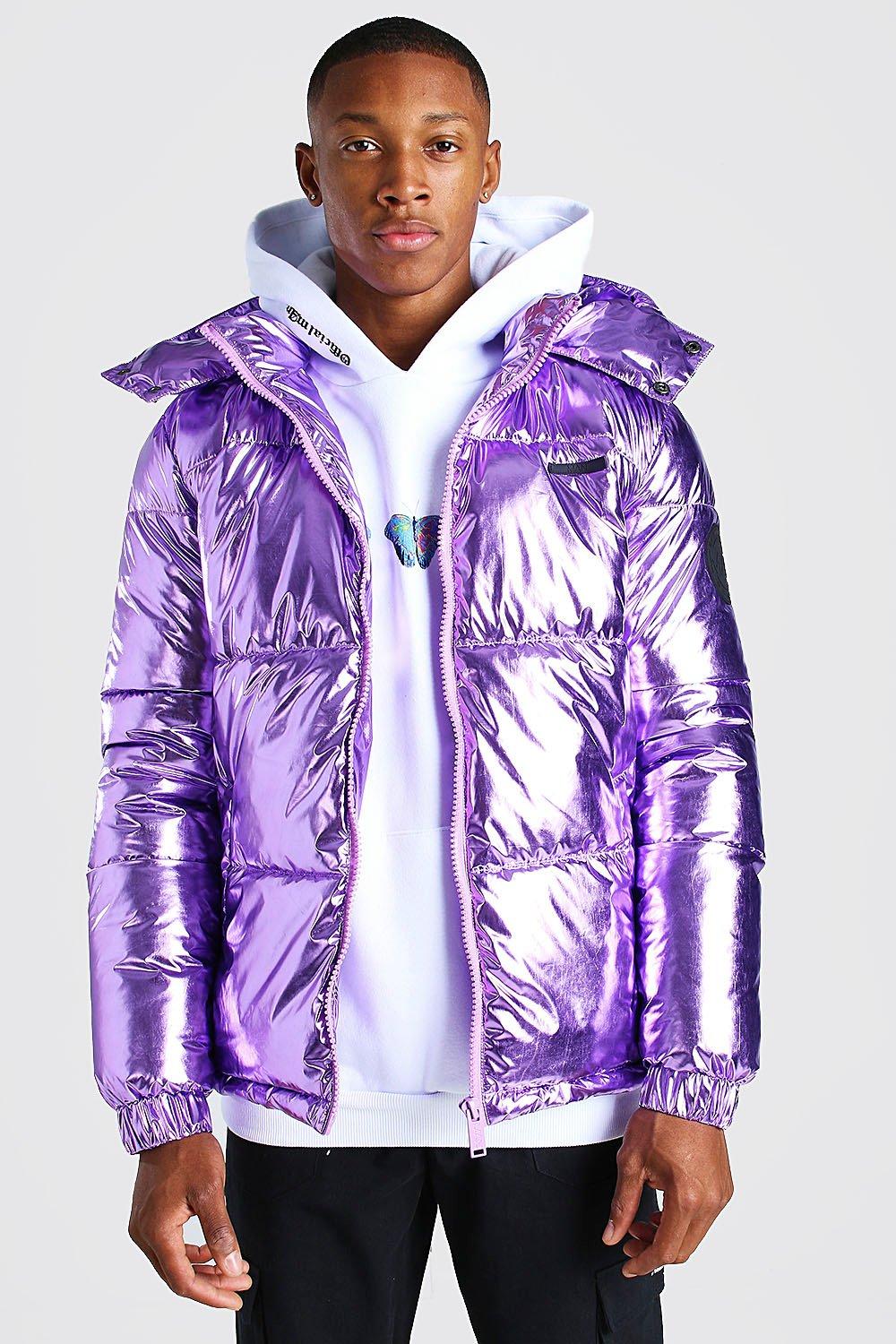 Purple metallic 2024 puffer jacket